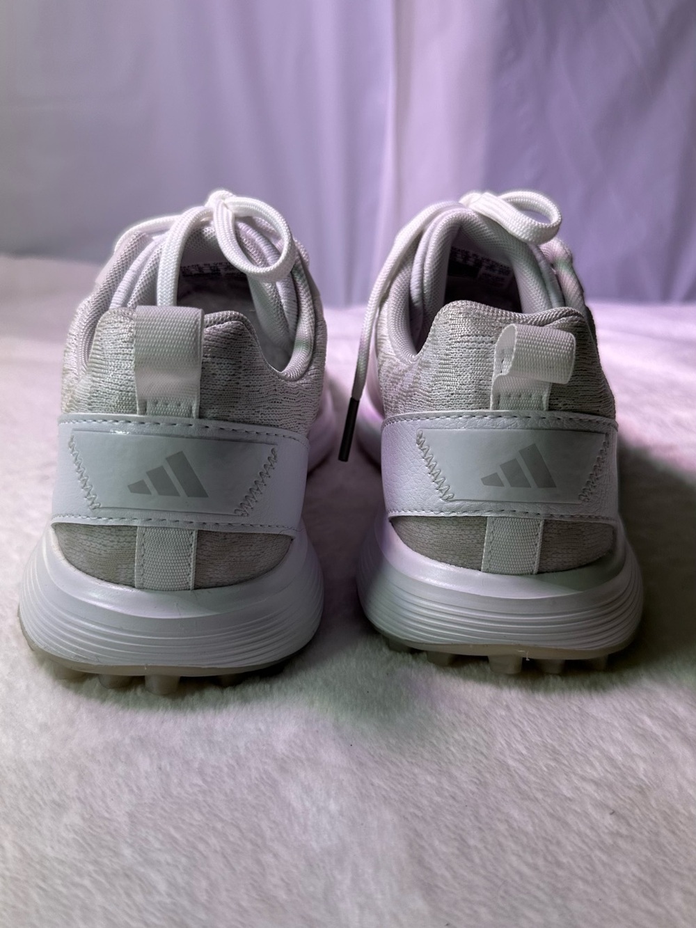 adidas Women's White Athletic Sneakers - Picture 7 of 10